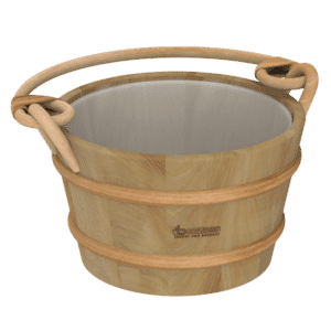 Wooden Pail 9L with Plastic Insert 300-HD