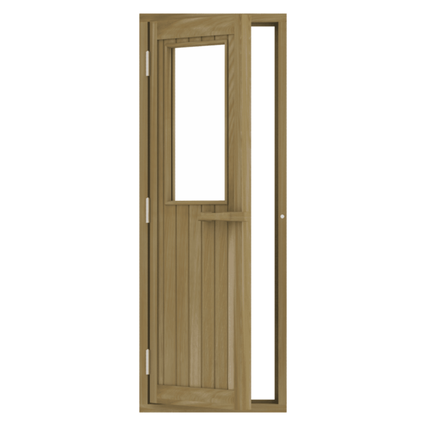 Bsaunas Cedar Door With Glass Window700x2090mm(27 1/2" x 82 1/4″)Left Hand