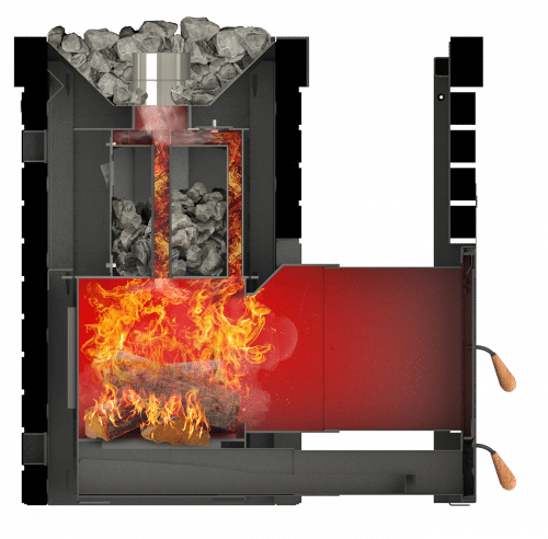 Grill'D Retro LongWood-Burning Sauna Heater / Stove