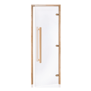 Alder Frame Door with Long Handle Clear Glass690x1890mm(27 1/8" x 74 3/8")Right Hand Opening