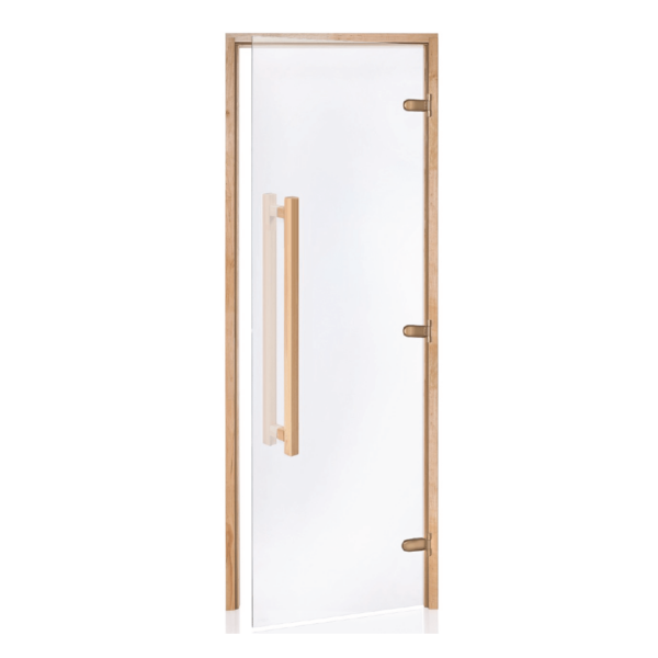 Alder Frame Door with Long Handle Clear Glass690x1890mm(27 1/8" x 74 3/8")Right Hand Opening