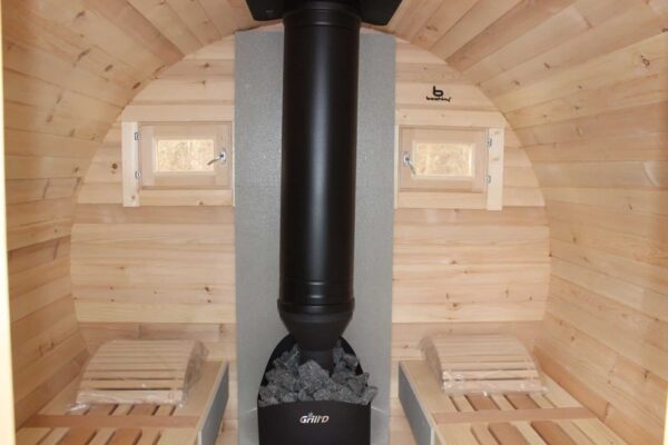 Round Mega Plus15' 6" Outdoor Barrel Sauna