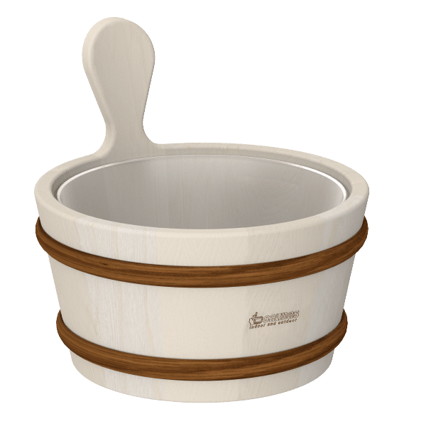 Sauna Bucket 4L with Plastic Insert340-A