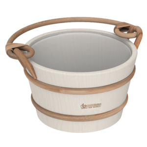 Wooden Pail 9L with Plastic Insert341-A