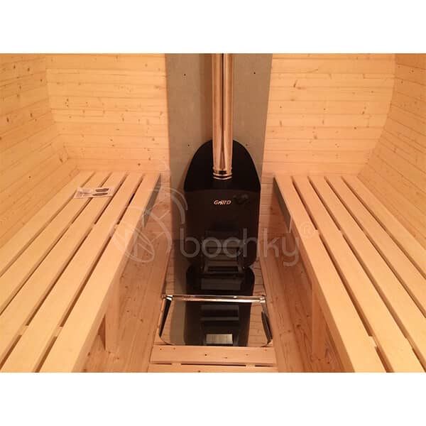 Round Comfort12' 6" Outdoor Barrel Sauna